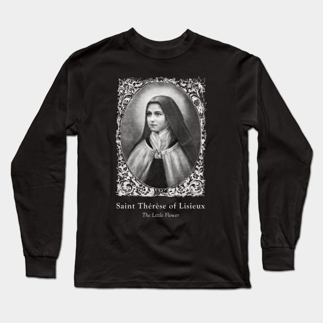 Saint Therese of Lisieux Therese Martin Long Sleeve T-Shirt by Beltschazar